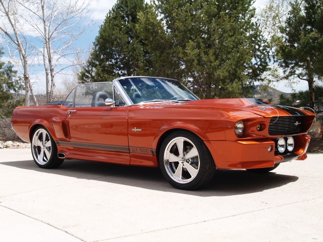 Orange ford mustang convertible for sale #6