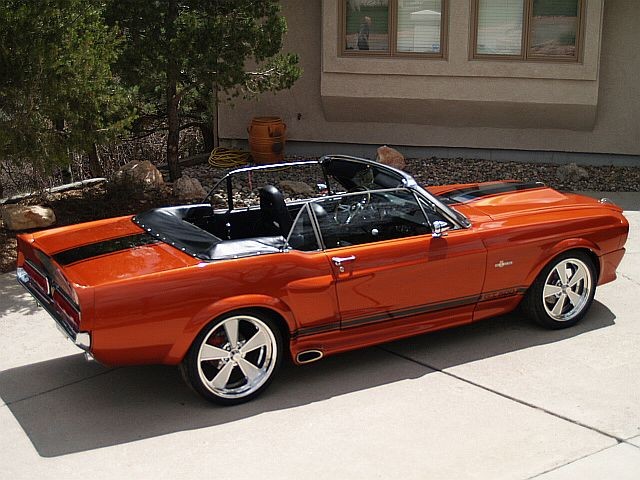 Orange ford mustang convertible for sale #4